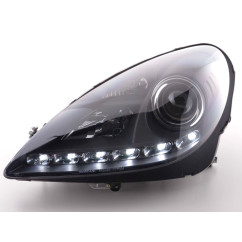 Phare Daylight LED feux de jour Mercedes SLK R171 noir 