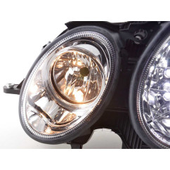 Phare Daylight LED DRL look Mercedes Classe E type W211 02-06 chrome 