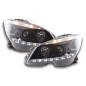 Phare Daylight LED DRL look Mercedes Classe C W204 07-10 noir Phare Daylight LED DRL look Mercedes Classe C W204 07-10 noir