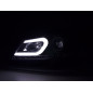 Phare Daylight LED DRL look Mercedes Classe C W204 11-14 noir