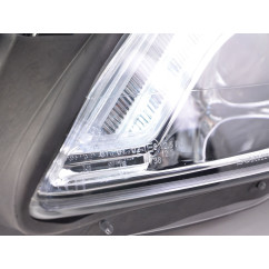 Phares Xenon Daylight LED DRL look Mercedes-Benz Classe S (221) 05-09 chrome 