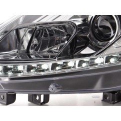 Phare Daylight LED feux de jour Fiat Punto Evo 09- chrome 