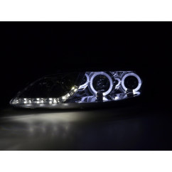 Phare Daylight LED DRL look Mazda 6 berline 02-07 chrome 