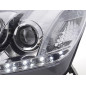 Phare Daylight LED DRL look Opel Astra H 04-10 chromé pour véhicules avec direction à droite