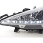 Phare Daylight LED Feux de jour LED Peugeot 207 06- chrome pour conduite à droite