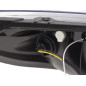 Phare Daylight LED Feux de jour LED Peugeot 207 06- noir pour véhicules avec direction à droite
