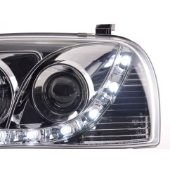 Phare Daylight LED feux de jour VW Golf 3 91-97 chrome 