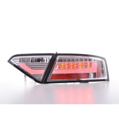 Feux arrières LED Lightbar Audi A5 8T Coupe / Sportback 07-11 chrome 