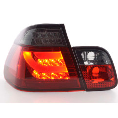 Kit feux arrières LED BMW Série 3 E46 Limo 02-05 rouge / noir 
