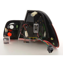 Kit feux arrières LED BMW Série 3 E46 Limo 02-05 rouge / noir 