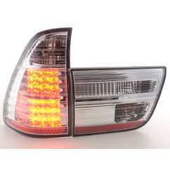 Feux arrières LED BMW X5 E53 98-02 chrome 