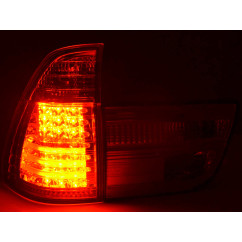 Feux arrières LED BMW X5 E53 98-02 chrome 