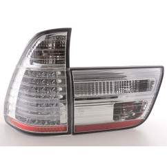 Feux arrières LED BMW X5 E53 98-02 chrome 