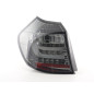 Jeu de feux arrière à LED BMW Série 1 E87 / E81 3/5 portes. 04-06 noir Jeu de feux arrière à LED BMW Série 1 E87 / E81 3/5 portes. 04-06 noir