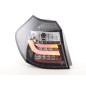 Jeu de feux arrière à LED BMW Série 1 E87 / E81 3/5 portes. 07-11 noir Jeu de feux arrière à LED BMW Série 1 E87 / E81 3/5 portes. 07-11 noir