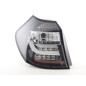 Jeu de feux arrière à LED BMW Série 1 E87 / E81 3/5 portes. 07-11 noir Jeu de feux arrière à LED BMW Série 1 E87 / E81 3/5 portes. 07-11 noir
