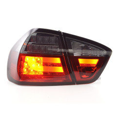 Kit feux arrière LED BMW Série 3 E90 Limo 05-08 rouge / noir 