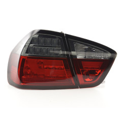 Kit feux arrière LED BMW Série 3 E90 Limo 05-08 rouge / noir 