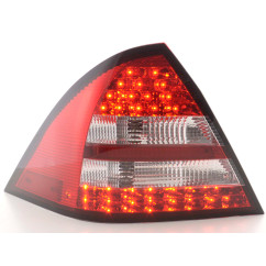 Kit feux arrières LED Mercedes Classe C W203 Limo 05-07 rouge / clair 