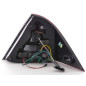 Kit feux arrière LED Mercedes Classe C W203 Limo 05-07 rouge / noir