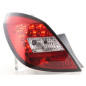 Kit feux arrières LED Opel Corsa D 5 portes 06-10 rouge / clair Kit feux arrières LED Opel Corsa D 5 portes 06-10 rouge / clair