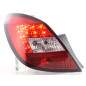 Kit feux arrières LED Opel Corsa D 5 portes 06-10 rouge / clair Kit feux arrières LED Opel Corsa D 5 portes 06-10 rouge / clair