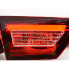 Kit feux arrières LED Renault Clio 4 (X98) 2012 - 2016  rouge / clair 