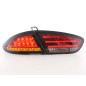Kit feux arrières LED Seat Leon type 1P 09-12 rouge / noir