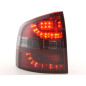 Set feux arrières LED Skoda Octavia Combi type 1Z 05-12 rouge / noir