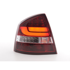 Set feux arrières LED Skoda Octavia 1Z Limo 05-12 rouge / clair 