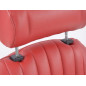 FK Oldtimersitze Ensemble de sièges baquets pour voiture Montgomery au look rétro rouge