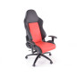 FK siège de sport chaise de bureau pivotante Santa Fe chaise de direction noir / rouge chaise de bureau chaise de bureau