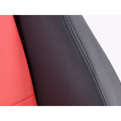 FK siège de sport chaise de bureau pivotante Santa Fe chaise de direction noir / rouge chaise de bureau chaise de bureau 