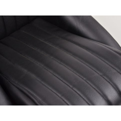 FK Oldtimersitze Sièges baquets complets pour voiture Set Classic 2 cuir synthétique noir avec repose-tête 