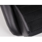 Sièges FK Oldtimer Sièges baquets complets pour voiture Set Classic 3 cuir synthétique noir avec appui-tête sans rails de roulem