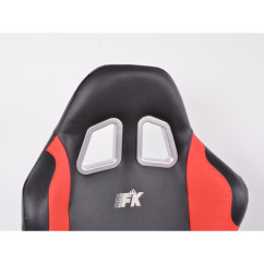 Siège de jeu FK Simulateur de course de siège de jeu eGaming Seats Estoril noir / rouge 