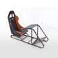 Siège de jeu FK Simulateur de course de siège de jeu eGaming Seats Estoril noir / orange