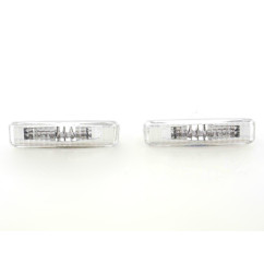 Jeu de clignotants latéraux BMW Série 5 E39, chrome 