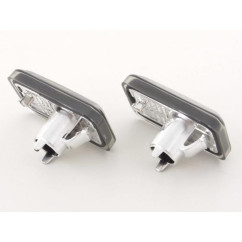 Kit de clignotants latéraux VW Golf 2, noir 