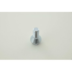 Jeu de boulons de roue (8 pièces) Longueur d'arbre 21 mm, collier conique, tête courte, argent M12x1,5 