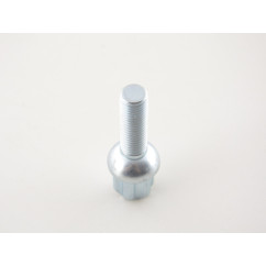 Jeu de boulons de roue (10 pcs.) Longueur d'arbre 35 mm Collier sphérique argent M12x1,5 