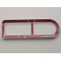 Cadre de poignée de porte chromé intérieur VW Polo (type 9N) 01-05, acier inoxydable