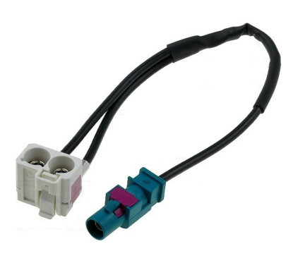 ADAPTATEUR ANTENNE FAKRA SIMPLE VERS FAKRA DOUBLE POUR RADIO ORIGIGINE DOUBLE FAKRA