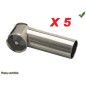 ADAPTATEUR D ANTENNE  COUDE DIN FEMELLE ISO MALE (PRIX PAR 5 PIECES MINIMUM)