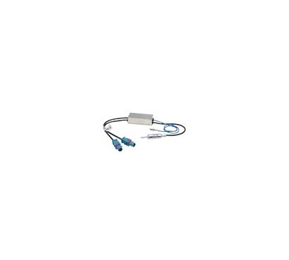 ADAPTATEUR D ANTENNE AMPLIFIE DOUBLE FAKRA DIN MALE VOLKSWAGEN FOX 2005-