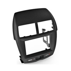 KIT 2 DIN MITSUBISHI ASX 2010- SANS NAVIGATION AVEC EMPLACEMENT WARNING Warning inclus