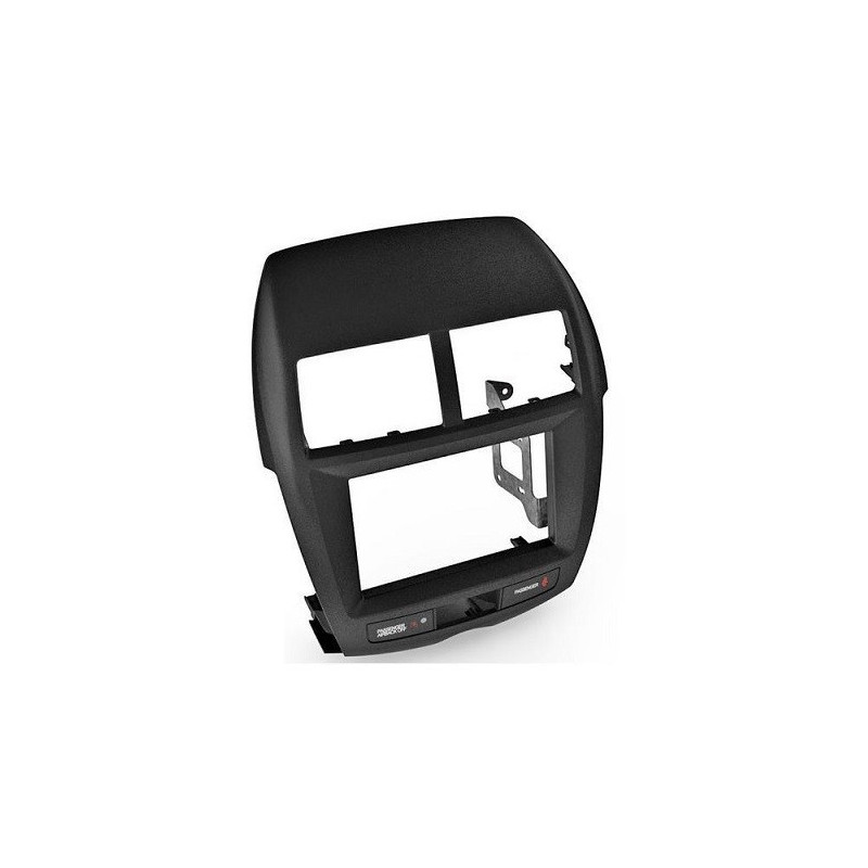 KIT 2 DIN MITSUBISHI ASX 2010- SANS NAVIGATION AVEC EMPLACEMENT WARNING Warning inclus