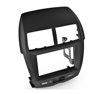 KIT 2 DIN MITSUBISHI ASX 2010- SANS NAVIGATION AVEC EMPLACEMENT WARNING Warning inclus