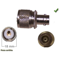 ADAPTATEUR D ANTENNE CB UHF (PL)/F - BNC/M (UNITAIRE)
