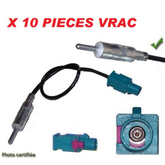 ADAPTATEUR D ANTENNE CITROEN VOLKSWAGEN VRAC VENDU PAR 10 PIECES
